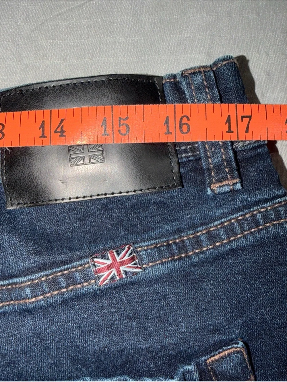 Men's English Laundry Sutton Slim Straight Leg Dark Blue Jeans Size 34x 30
